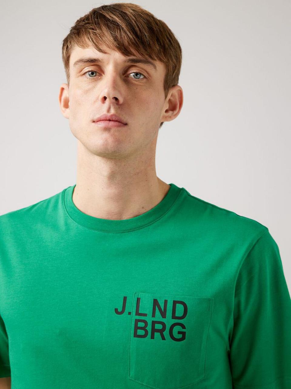 Mænd DALE T-SHIRT Spring Green | J.Lindeberg T-Shirts & Poloer